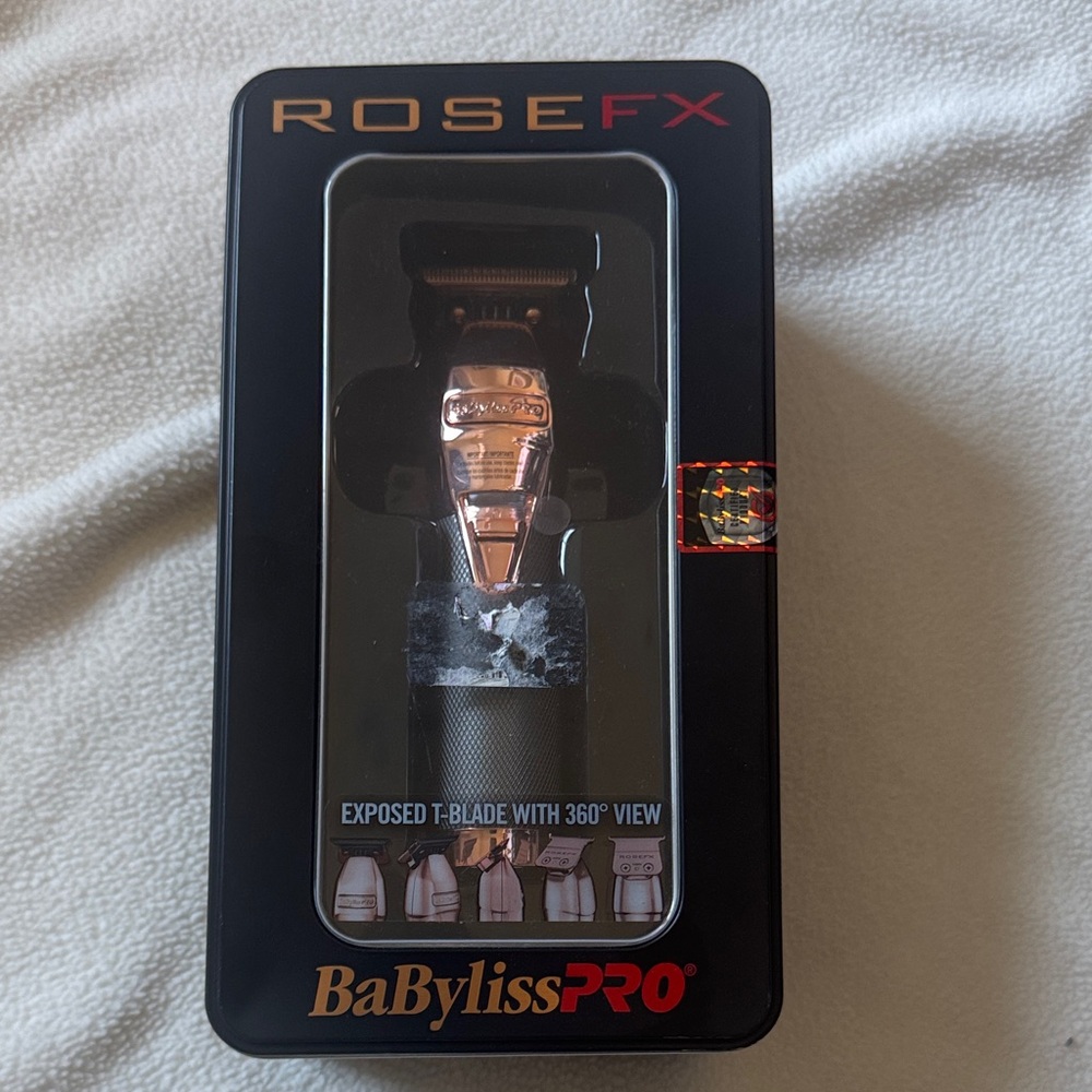BaBylissPRO RoseFX Trimmer - Black and Rose Gold